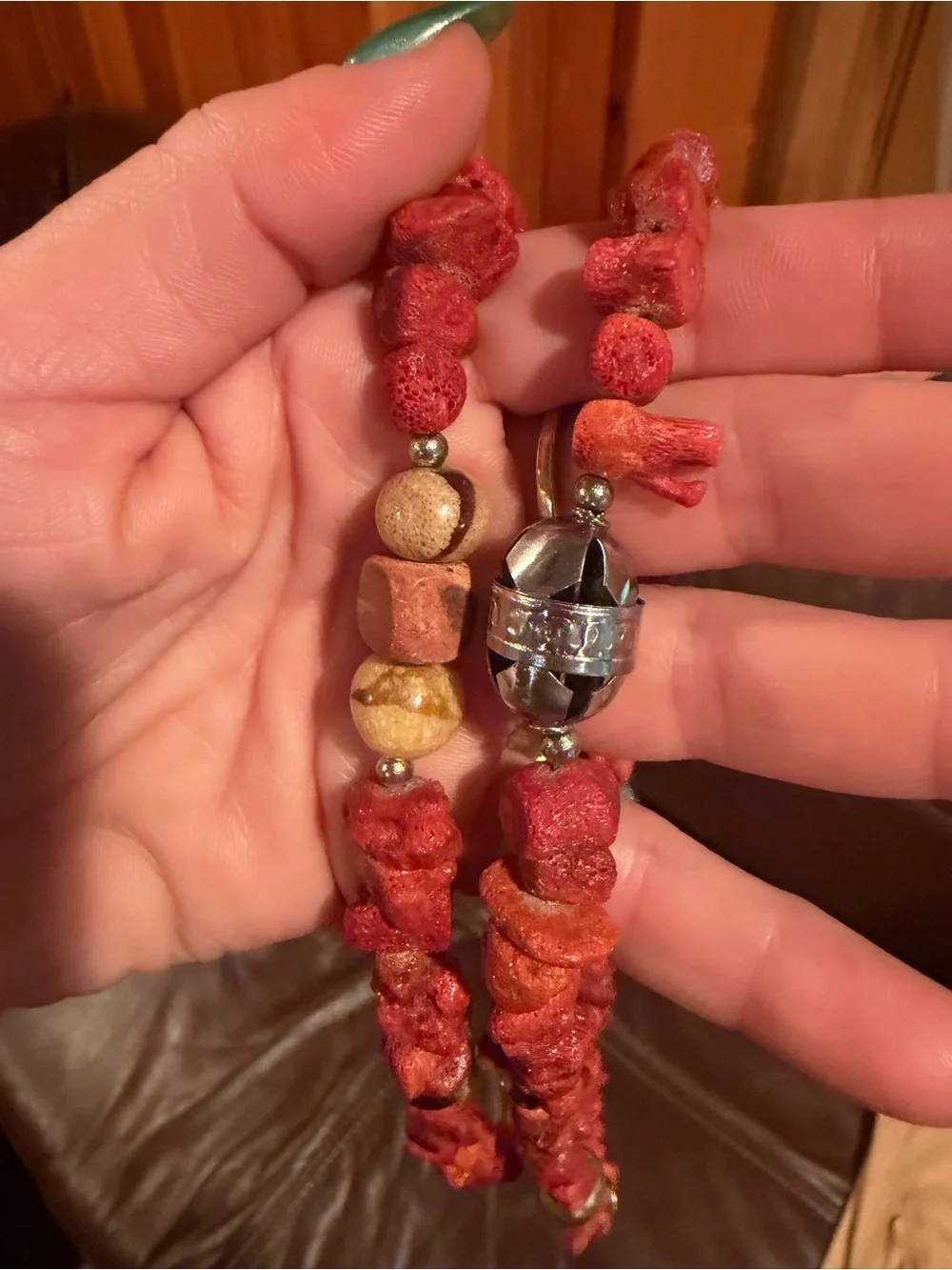 Vintage Real Coral Necklace